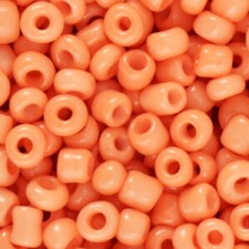Seed beads 6/0 (4mm) Cantaloupe pink